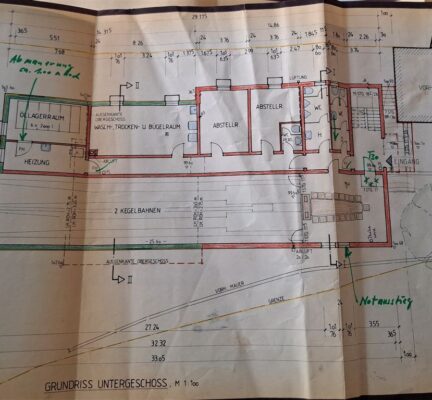 UG Kegelbahn Grundriss